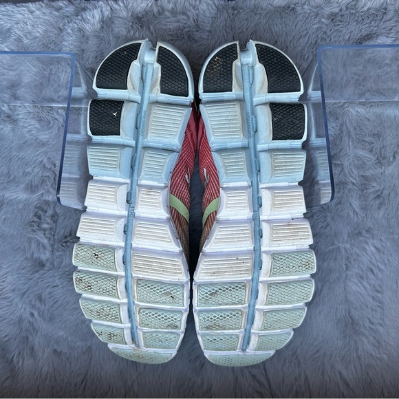 ON Women's Athletic Shoes Pink and Green Size 10 ON Cloud Cloudflow 2.0 - Picture 5 of 8